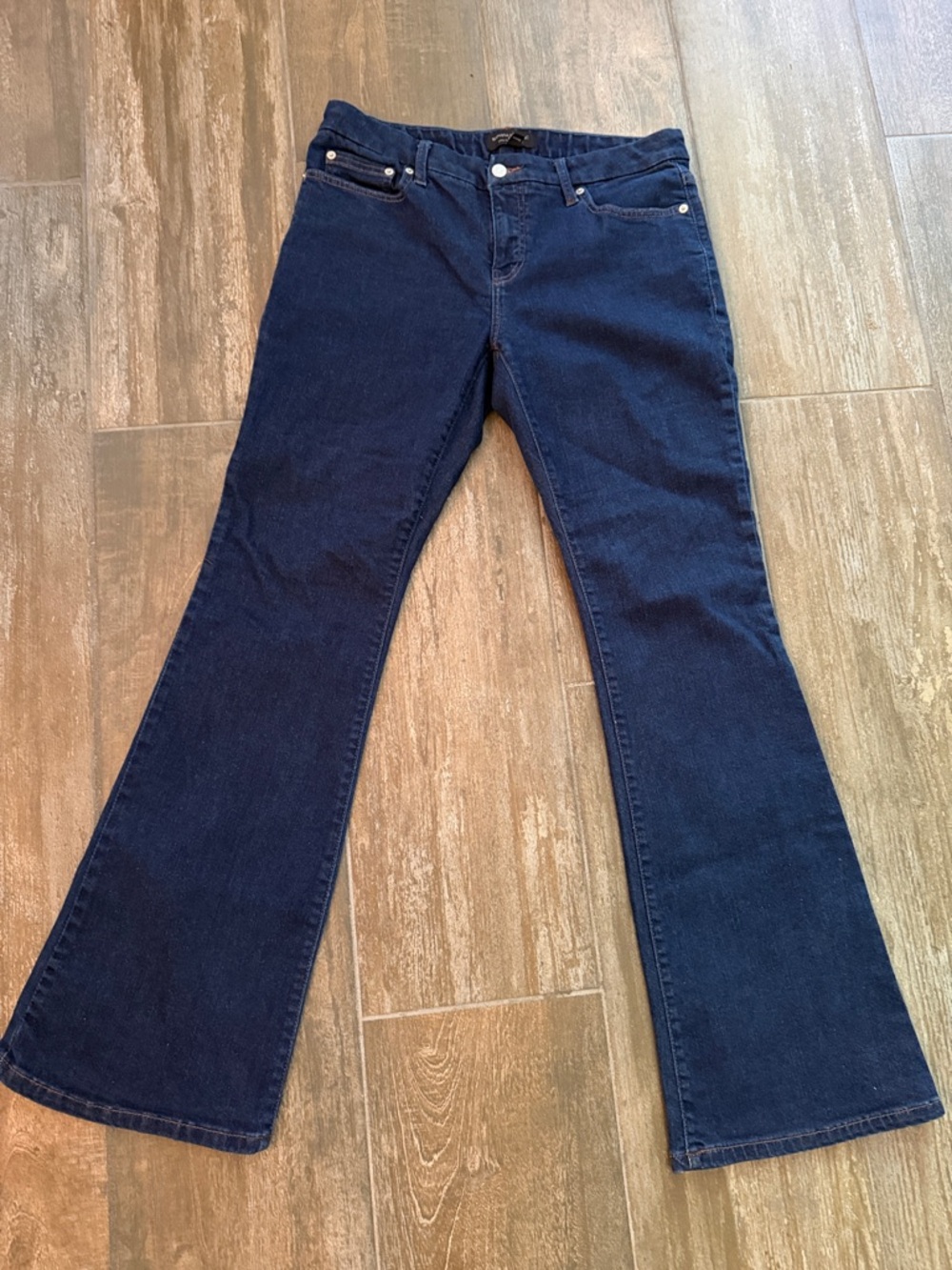 Banana Republic Dark Blue Flare Jeans — Women's Wide Leg